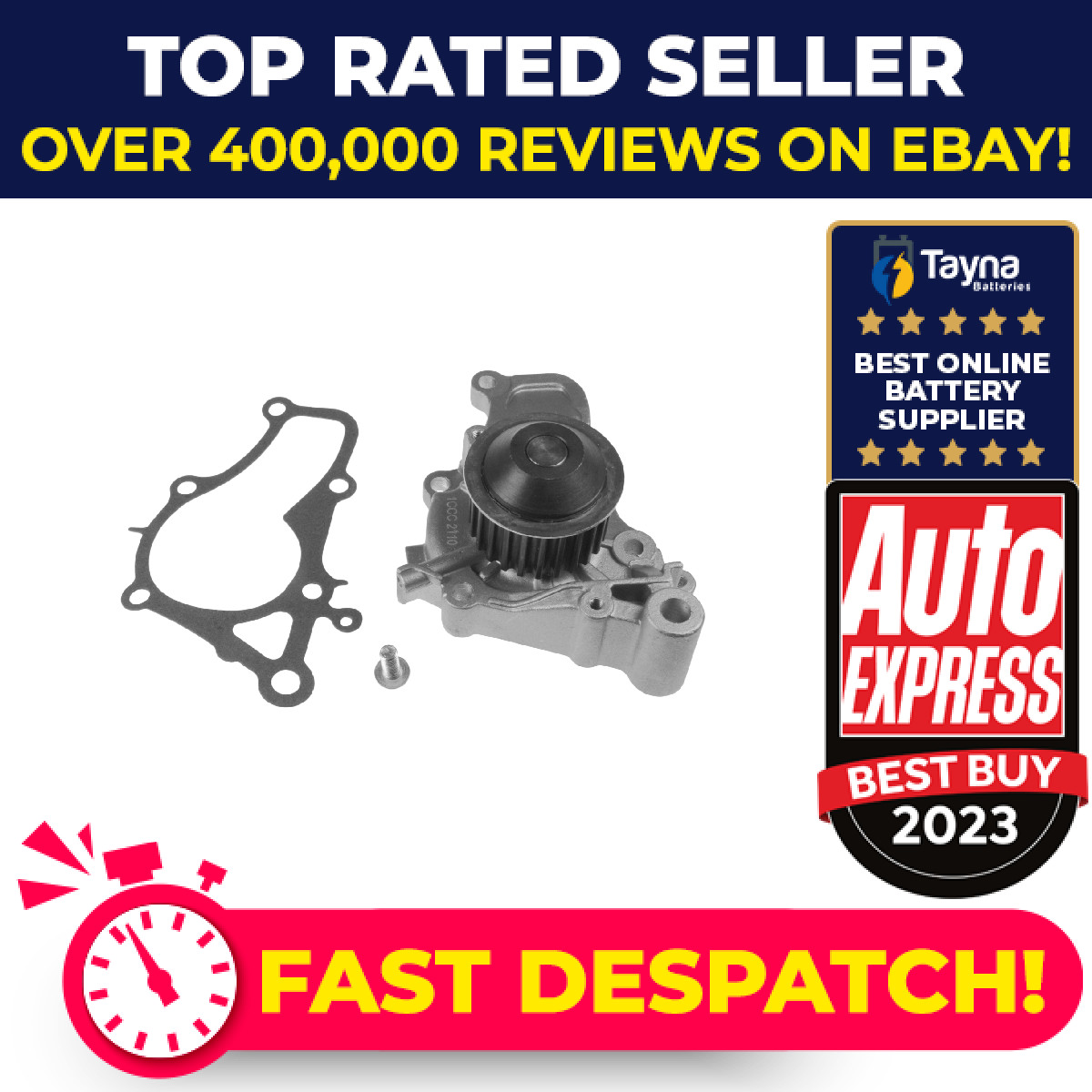 Water Pump fits MITSUBISHI GALANT Mk5 1.8 92 to 96 Coolant Blue Print MD306414