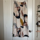 SHEIN Colorful Bird & Leaf Print Crisscross Back PJ Pajama Set size M medium — photo 6