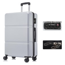 Premium Reisekoffer, TSA-Schloss YKK-Rei&szlig;verschluss, Trolley Rollkoffer