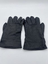 8440-01-224-0506 Black Leather Military Gloves Size 9