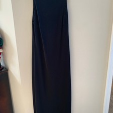 Vintage Jody of California Classic Black Minimalist Maxi Dress Woman’s Size 9