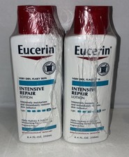 Lot Of 6- Eucerin Rich Intensive Repair Lotion 8.4Fl Oz Each
