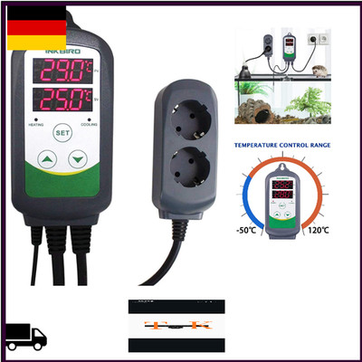 Inkbird ITC 308 Digitaler Temperaturregler mit Fühler Heizen Küh