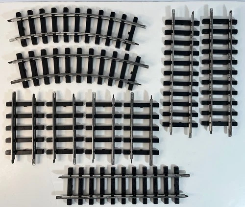 Lot of 9 Bachmann Big Haulers G Gauge Train Track Curved Straight Tracks