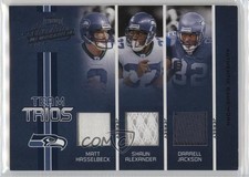 2005 Playoff Absolute Memorabilia Materials Matt Hasselbeck Shaun Alexander k4s