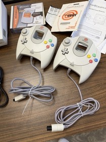 SEGA Dreamcast HKT-3020 Console, 2 Controllers, Memory Card, Manuals