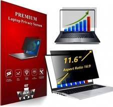 11.6 Inch 16:9 Computer Privacy Screen Filter for Monitor - Anti-Glare Protector