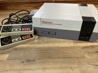 Vtg 1985 NINTENDO Console NES 001 Untested OEM RF Cable 2 OEM pads Authentic Lot