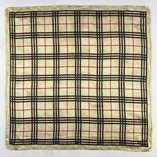 Vintage Burberry Handkerchief Pocket Square Bandana Neckerchief