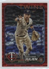2024 Topps Series 2 Red Foil 158/199 Edouard Julien #596 0f28