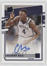 2021 Chronicles Draft Picks Donruss Rated Rookie Blue 8/75 Chudier Bile Auto fm0