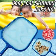 Heavy Duty Pool Skimmer Leaf Rake Net Scooper, Cleaning Swimming Pool, Fine Mesh