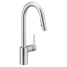 MOEN 7565 Align Chrome Single-Handle Faucet, Single Mount, Kitchen Power Clean