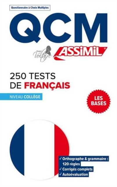250 Tests De Francais by Aurore Ponsonnet (Paperback Book)
