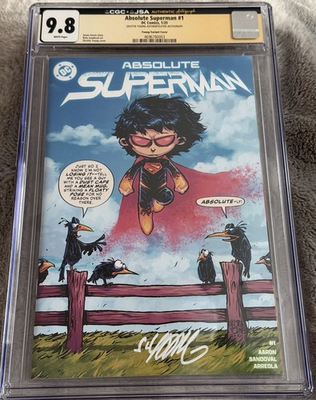 #ad Absolute Superman DC 1 25 Skottie Young Signed Varient 9.8 $180.00