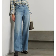 Jeans donna Frame Le Jane gamba larga vita alta taglia 31