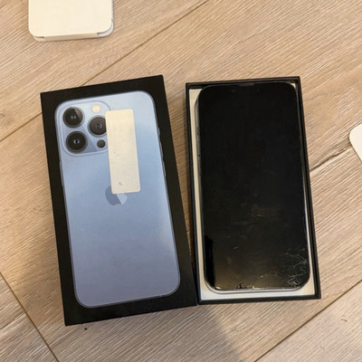 Apple iPhone 13 Pro 512GB Grau iOS Ohne Simlock OVP Risse Akku 74%