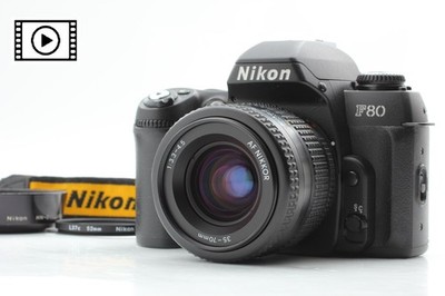 [MINT w/ Strap] Nikon F80S 35mm Film Camera AF 35-70mm f/3.3-4.5 Lens From JAPAN
