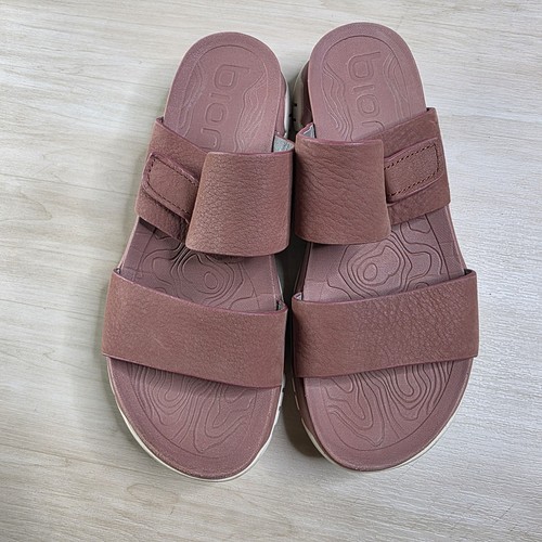 Bionica Nisha Sandalen Größe 6,5 Desert Rose Leder Komfort Slipper Freizeitschuhe - Bild 3 von 8