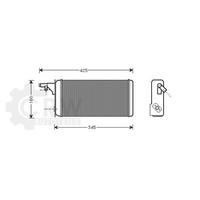 WäRmetauscher Innenraumheizung FüR Iveco Daily II Kasten/Kombi
