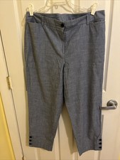 Talbots 3/4 Pants Size 14 Perfect Crop. 100 Cotton In Perfect Condition
