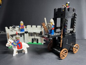 Lego 6061 Siege Tower Legoland Castle System 100% Complete w/ Box & Instructions