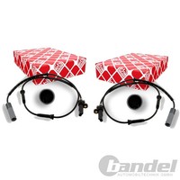 2X febi bilstein ABS-SENSOREN Hinten Beidseitig Passend FÜR BMW 5 Links+Rechts