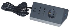 BTICINO Ciabatta Multipresa Elettrica 5 Posti 2 Prese USB 3A 1 Polivalente