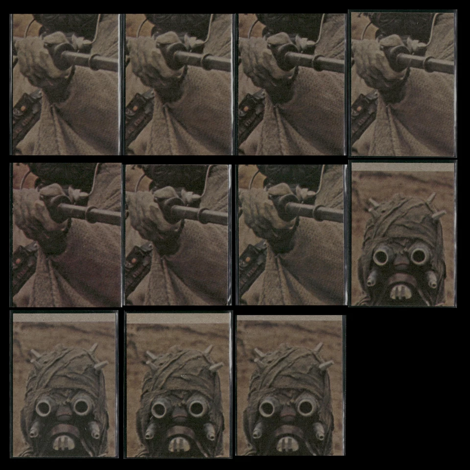 Star Wars 1977 Topps Lot (11) Ben Obi-Wan Kenobi Chewbacca Vintage 1st Ed - Image 2 of 4