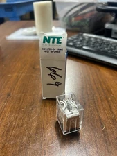NTE R12-17D3-24 Relay 24VDC 4PDT, 5 Amp Coil,