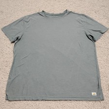 Vuori Strato Tech Tee Mens Large Green V126 Performance Gym Workout Modern Logo