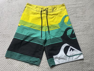 Vintage Y2K Quiksilver Boardshorts Badehose Strand Sommer Größe W34