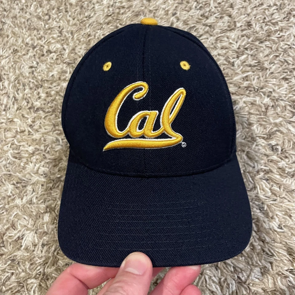 California Golden Bears Hat Zephyr Fitted 7 1/4 Navy Yellow NCAA - Image 3 of 4