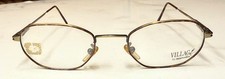 New Old Stock Vintage Village by Marcolin Eyeglasses Pewter / Havana; Italy Made