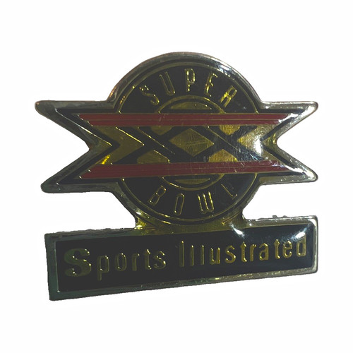 Vintage 1985 Sports Illustrated Super Bowl Pinback/Lapel Pin Sport Theme
