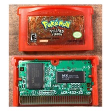 Pokemon FireRed Version Nintendo Game Boy Advance GBA Authentic Tested Save