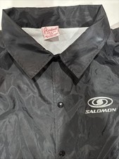 Vintage Salomon Ski Skate Lined Nylon Jacket Men’s SZ XXL Made In USA Back Logo