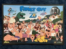 SDCC 2024 FAMILY GUY 25TH ANNIVERSARY 12”×18” POSTER FOX HULU EXCLUSIVE NEW RARE