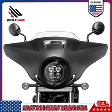 WOLFLINE Moto Headlight Fairing Windshield Cowl For Honda Rebel1100 2021-2025