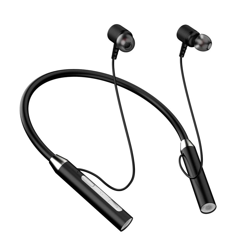 Wireless Bluetooth Headphones Super Bass Neckband Stereo Earphones Headsets Mic - Image 3 of 4