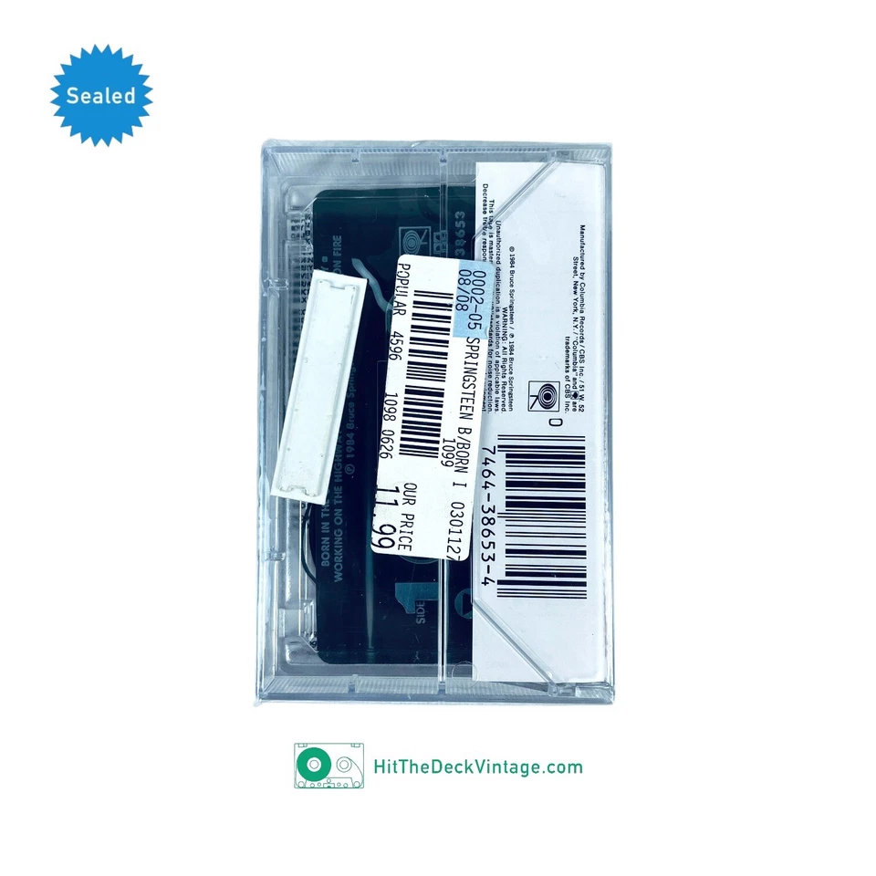 Bruce Springsteen Born In The U.S.A. Cassette Tape (1984) US 1st MINT SEALED - Image 2 of 4