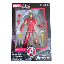 MARVEL LEGENDS MARVEL STUDIOS THE  FIRST TEN YEARS IRON MAN MARK VII FIGURE NEW