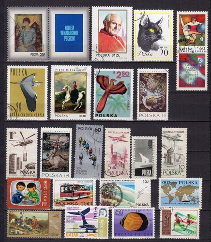 Pologne un lot de 85 timbres oblitérés /TE5240 - Foto 1 di 3