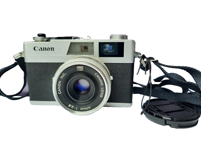 Canonet with Camera, Film Rangefinder 35mm 28 Canonet Canon 70s Vintage 35mmフィルムカメラ シルバー 28 その他