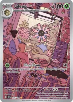 1x Lileep - 145/142 - Illustration Rare NM-Mint Pokemon SV07