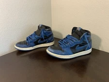 Nike Air Jordan 1 Retro OG Blue / Black Used Men's Size 8 Beaters 