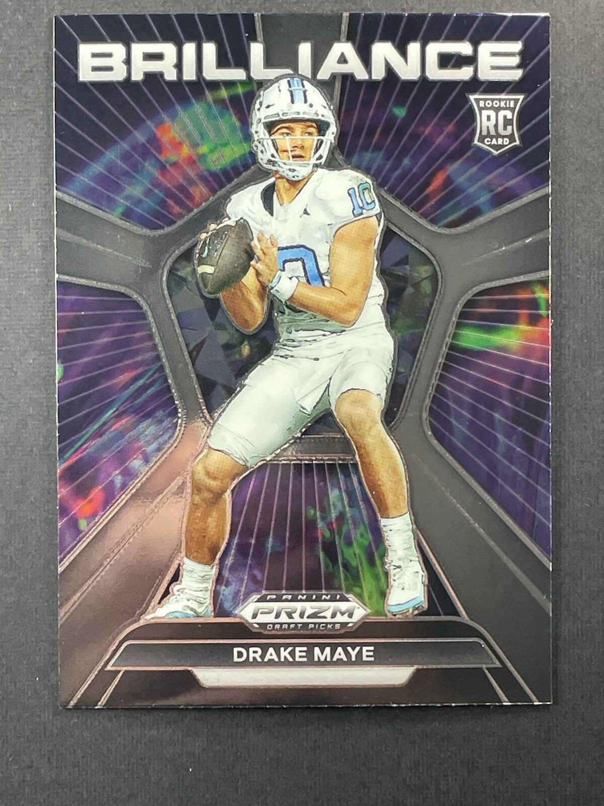 2024 Panini Prizm Draft Picks Drake Maye RC Brilliance #BR-DM
