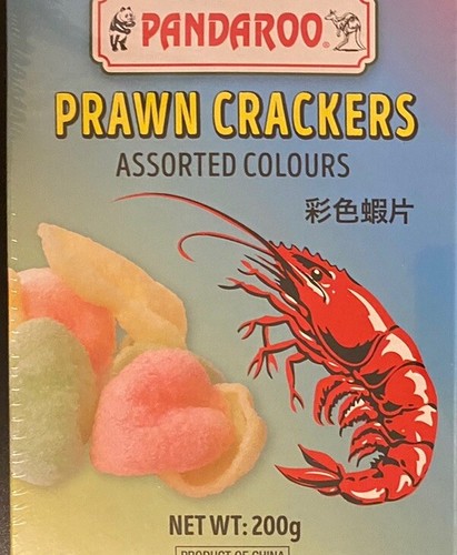 Colored Prawn Crackers 2 Packs x 200g = 400g, Great for Party, Easy to Fry. - Picture 2 of 5