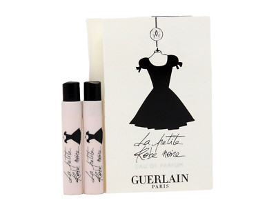 GUERLAIN LA PETITE ROBE NOIRE EDP 1.0ml .03fl oz x 2 PERFUME SPRAY SAMPLE VIALS