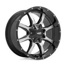 Moto Metal MO970 20x10 6x135/6x139.7 -24mm Gloss Black Machined Face Wheel